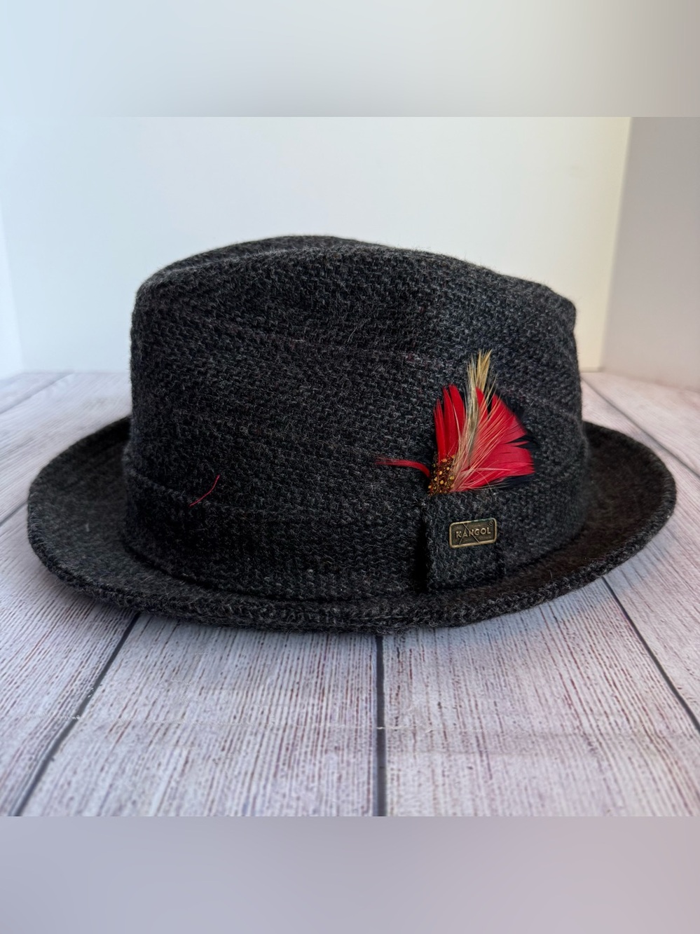 KANGOL Vintage Pure Wool Player Hat XL